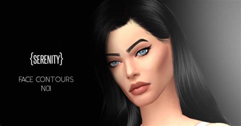 Sims 4 Ccs The Best Cheek Contour By Serenitycc