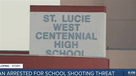 Suspect Arrested After Port St Lucie School Threat