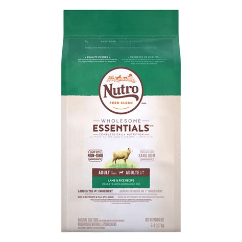 Save On Nutro Wholesome Essentials Adult Dog Food Lamb And Rice Recipe