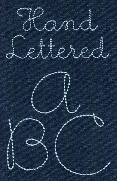 Cursive Font Cross Stitch Cross Stitch Patterns