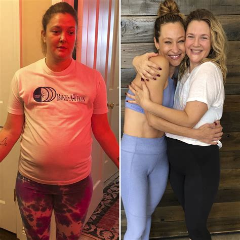 Drew Barrymore Shows Off Her 25 Pound Weight Loss In Before And After Photo