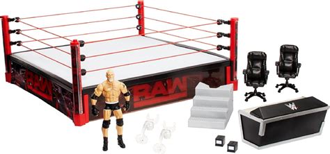 Wwe Elite Collection Raw Main Event Ring Playset Au Toys