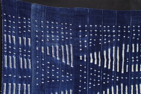 authentic african indigo fabric dyeing and batik
