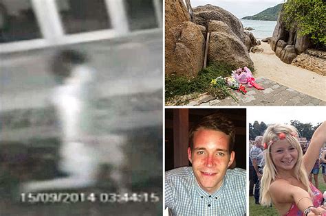 Thai Beach Murders Police Release Cctv Footage Of Man Fleeing Spot British Pair Were Battered