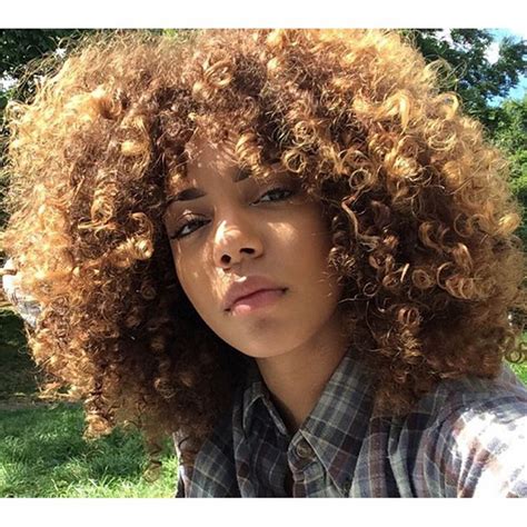 If a black guy keeps his hair longer than about one inch, it looks perfect when it's wet, but as soon as it dries, completely loses its. Medium Long Brown Blonde Curly Wigs Black Women Synthetic ...