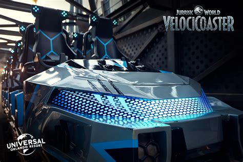 Jurassic World Velocicoaster Ride Vehicles Officially Revealed