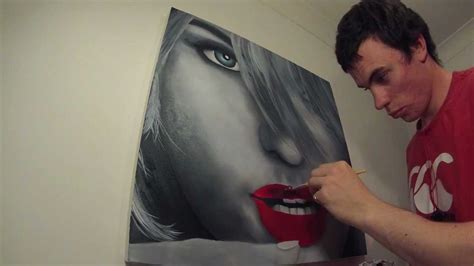Candice Swanepoel Timelapse Oil Painting Youtube