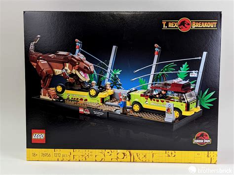 Lego Jurrassic Park 76956 T Rex Breakout Tbb Review Oipau 1 The Brothers Brick The