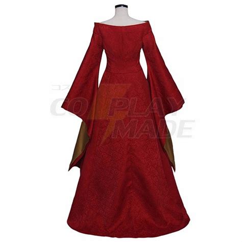 Game Of Thrones Cersei Lannister Cosplay Costume Red Dress Cheap Game Of Thrones Costumes