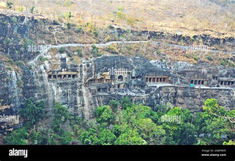 Ajanta Caves Unesco World Heritage Site In Mumbai Maharashtra India