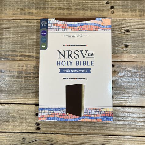 Nrsv Updated Edition Holy Bible With Apocrypha Leathersoft Brown