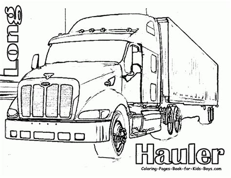 Travel trailer weights relative to rvs or motorhomes are often the reason people go for them. Tractor Trailer Coloring Pages - Coloring Home