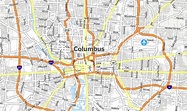 Map of Columbus Ohio - GIS Geography