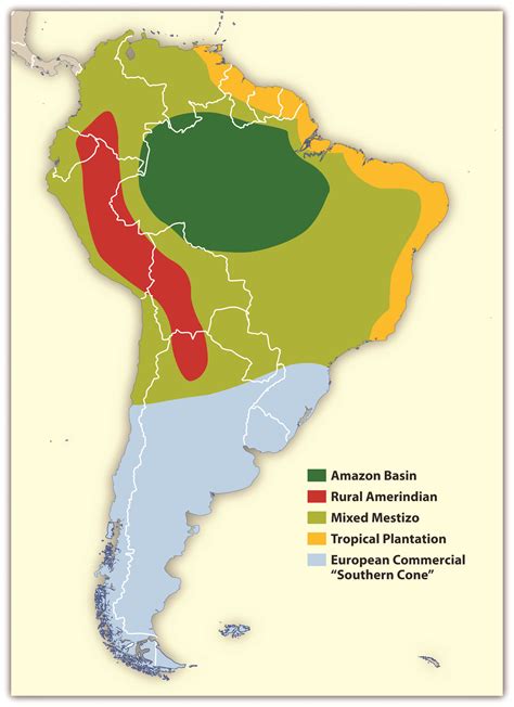 Cultural Spheres Of South America R MapPorn
