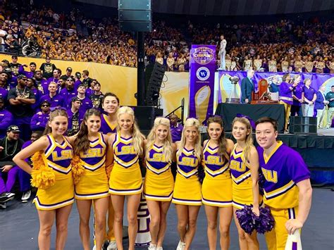 Lsu Cheerleading On Instagram “thousands Of Lsu Fans Helped Us