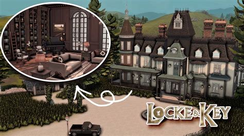 Locke And Key House Collab With Simsphony The Sims 4 Speed Build