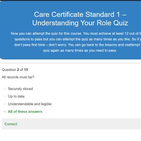 Online Care Certificate Cpd Course Uk