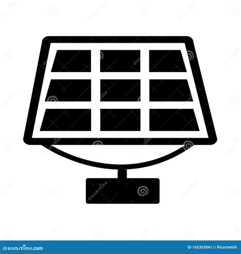 Solar Panel Symbol Icon Stock Illustration Illustration Of Graphic