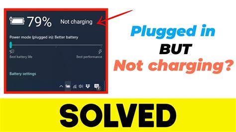 ️fixed Plugged In But Not Charging Windows 10 Laptop Battery 🔋💻