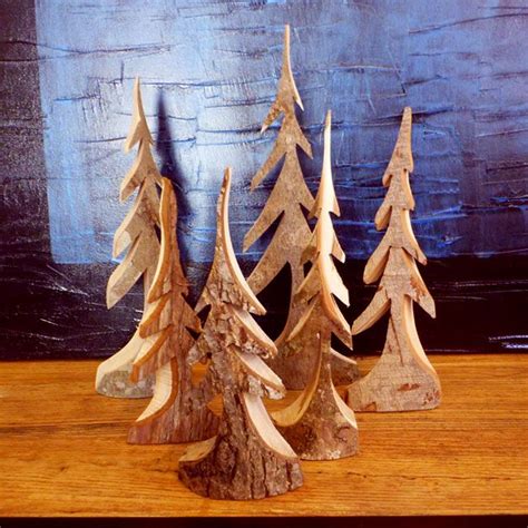 Rustic Hand Carved Tree From Nc Mountains Small Tree Carving Wooden