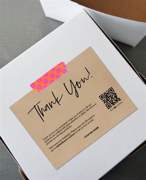 Printable Thank You Cards For Business Thank You For Your Etsy
