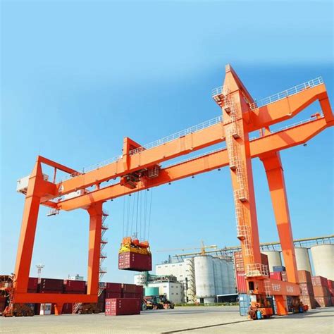 Rail Mounted Container Double Beam Gantry Crane