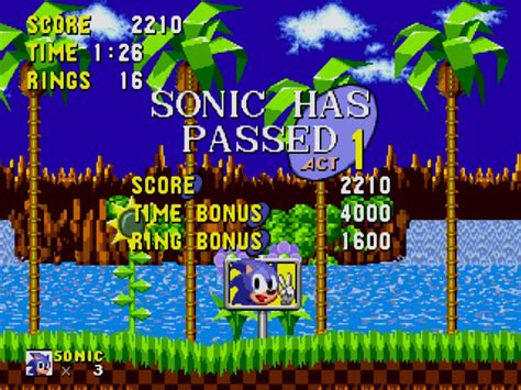 Screenshot Of Sonic The Hedgehog Windows 1991 Mobygames