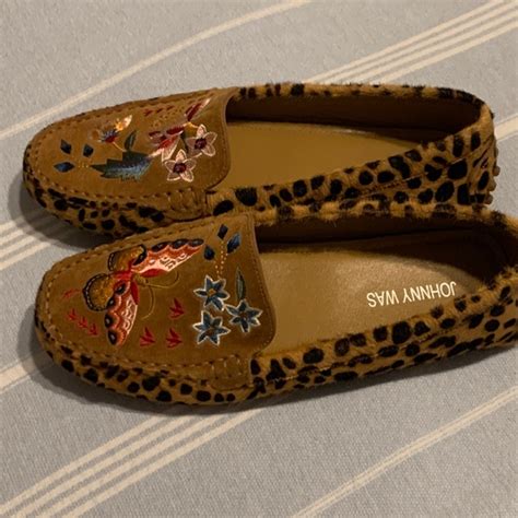 Johnny Was Shoes Johnny Was Taline Leopard Print Genuine Calf Hair
