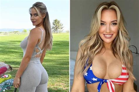 Paige Spiranac Celebrates Us Open By Posing In Stars And Stripes Bikini