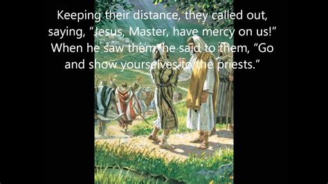 Luke 1711 19 Jesus Heals Ten Lepers December 10 2014 Youtube