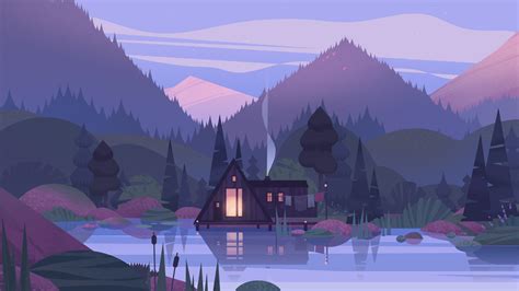 Cozy Hut On Behance Anime Scenery Wallpaper Desktop Wallpaper Art