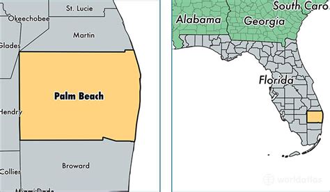 Map Of Palm Beach County Florida Maping Resources
