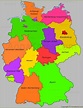 Deutschland Karte Mit Bundesländer (Länder) - AnnaKarte.com