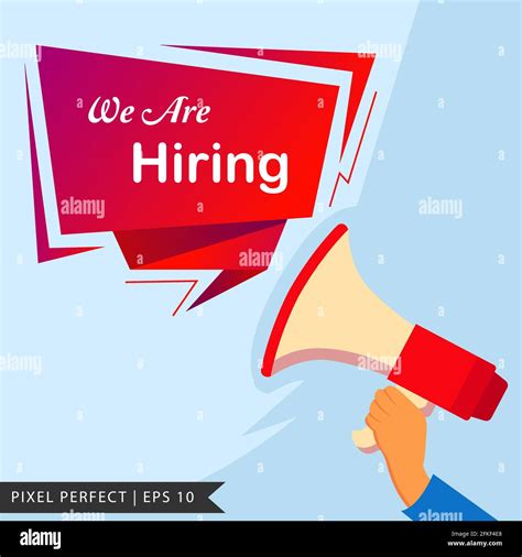 We are Hiring - flyer, poster advertisement for job seekers. Job post