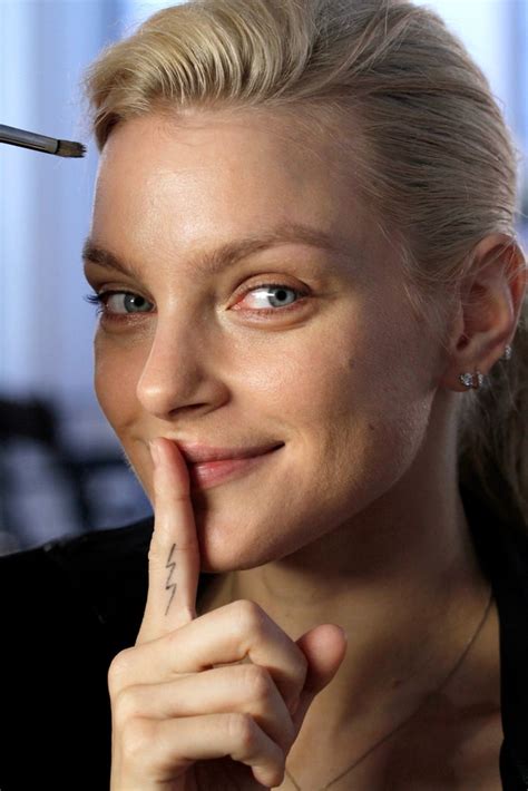 Jessica Stam At Public School Celebrity Hair And Makeup New York