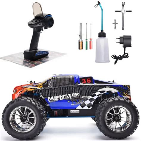 With Starter And Fuel Nitro Rc Car 110th Scale Two Gears Remote