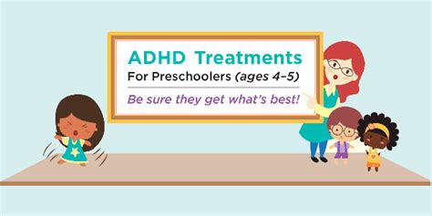 Infographic Adhd Treatments For Preschoolers Ages 45 Adhd