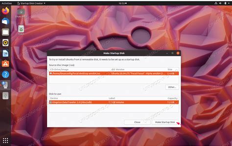 Create Bootable Ubuntu Usb Startup Disk Linux Tutorials Learn Linux Configuration