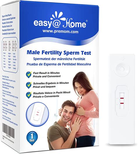Easy Home Male Fertility Sperm Test Indicates Normal Or Low Sperm Count Convenient Accurate