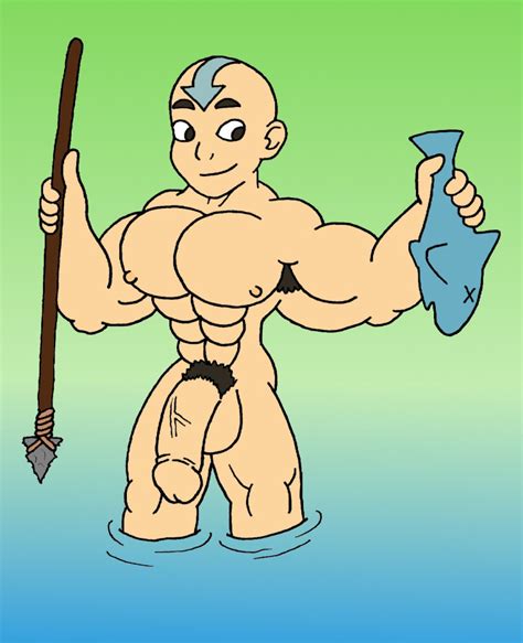 Rule 34 Aang Abs Ass Avatar The Last Airbender Biceps Big Balls Big