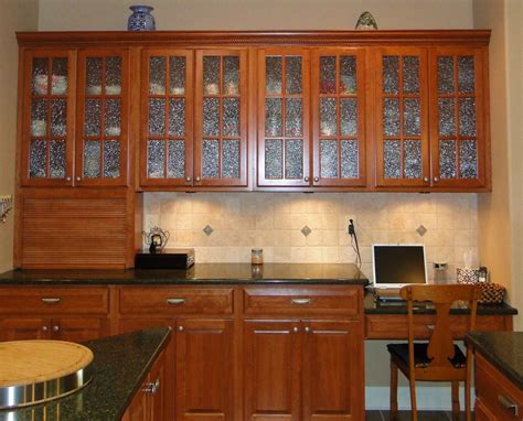 Glass doors will showcase all of the contents of your kitchen cabinets, which may result in a cluttered look. Kitchen Cabinet Glass Doors - layjao