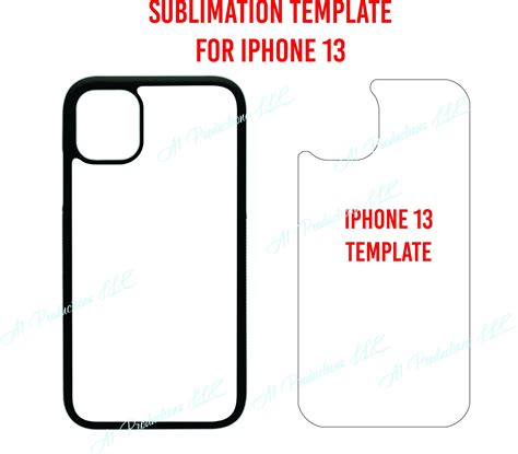 Iphone Case 13 Template Phone Case Template For Sublimation Etsy