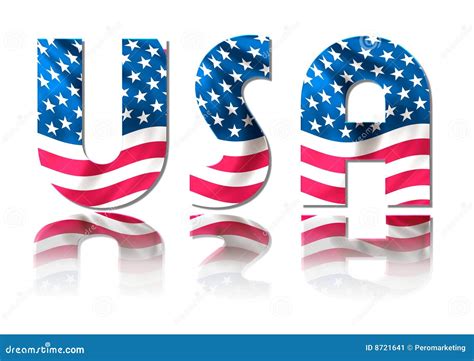 Usa Sign Stock Illustration Illustration Of Flag Patriotism 8721641