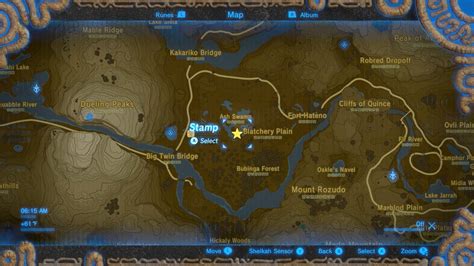 Zelda Breath Of The Wild Memories Map