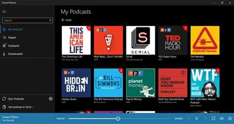 The app features two large panels to display podcast contents and if you don't want to install anything, then there are these free online podcast players too you can pick from. Grover Podcast for Windows 10 PC Free Download - Best ...