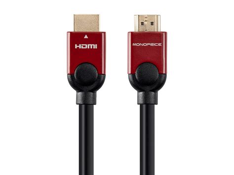 Hdmi cables are the standard for video and audio in everything from your tv and games consoles to pc screens & sound bars. Monoprice Standard HDMI Cable - 15 Feet - Red, 1080i ...