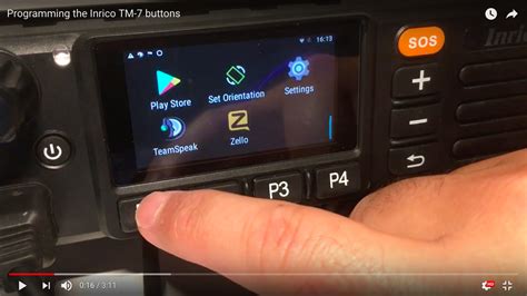 Programming The Inrico Tm 7 Buttons Network Radios