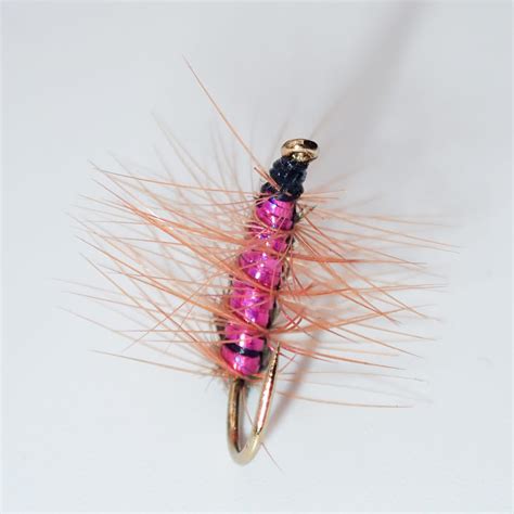 Crackleback Pink Holographic Wooly Bugger Fly Co