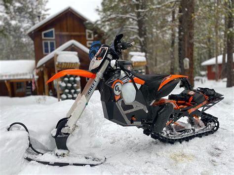 Giant Loops Ktm Timbersled Snow Bike Is Packed Giant Loop