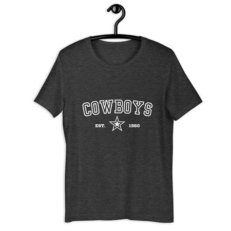 Dallas Football T Shirt Dallas Cowboys T Shirt Dallas Nfl Etsy